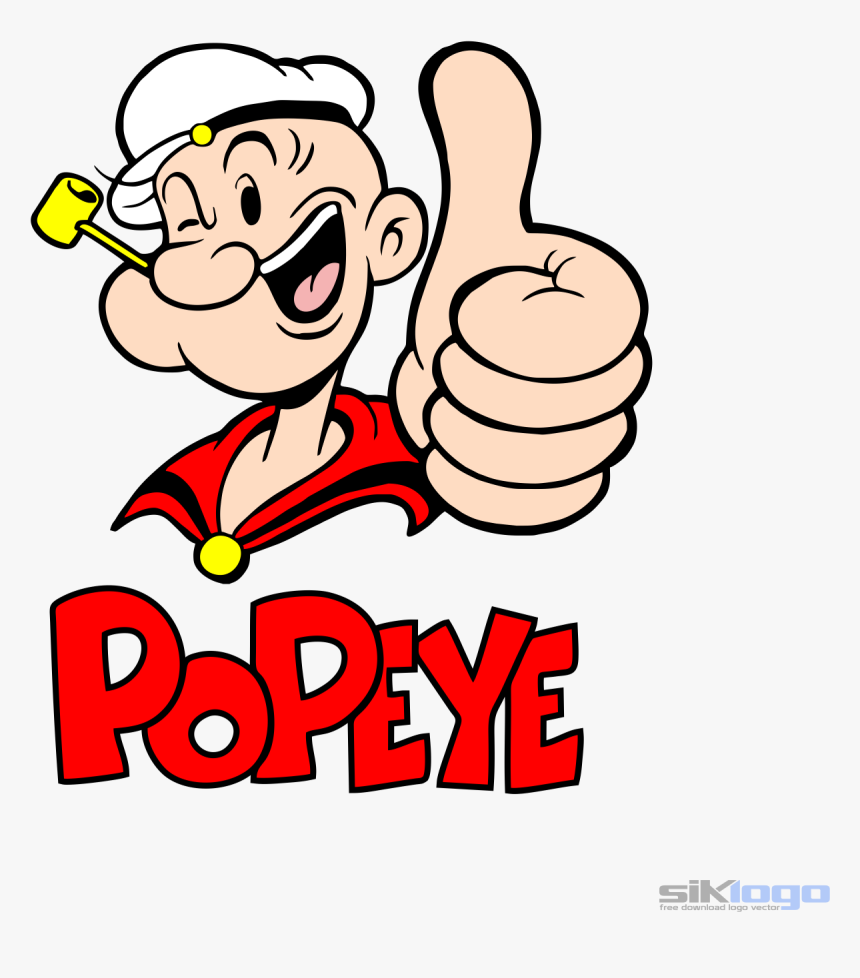 Popeye Logo Vector Download Clipart , Png Download - Popeye Thumbs Up, Transparent Png, Free Download