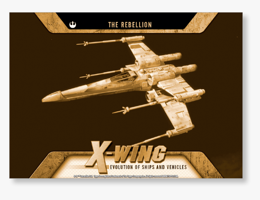 2016 Star Wars Evolution X-wing Fighter Evolution Of - Star Wars X Wing, HD Png Download, Free Download