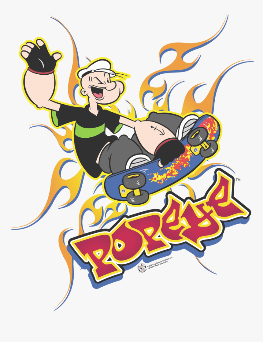 Popeye Get Air Men"s Ringer T-shirt Clipart , Png Download, Transparent Png, Free Download