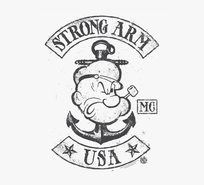 Popeye Strong Arm, HD Png Download, Free Download