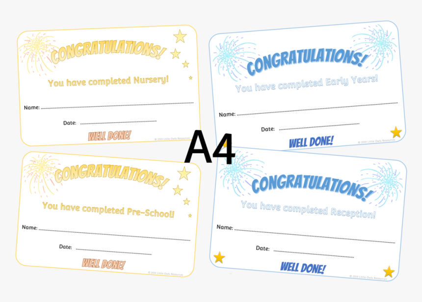 Completed Year Certificate Pack Cover - Business Card, HD Png Download, Free Download