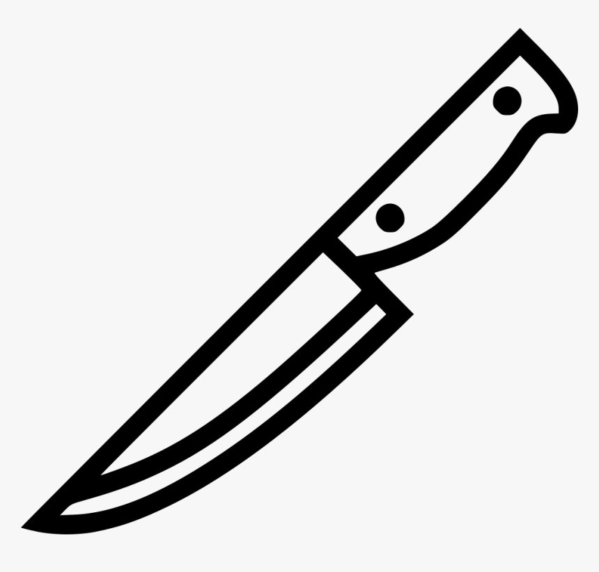 Chef Knife - Knife Vector Png White, Transparent Png, Free Download