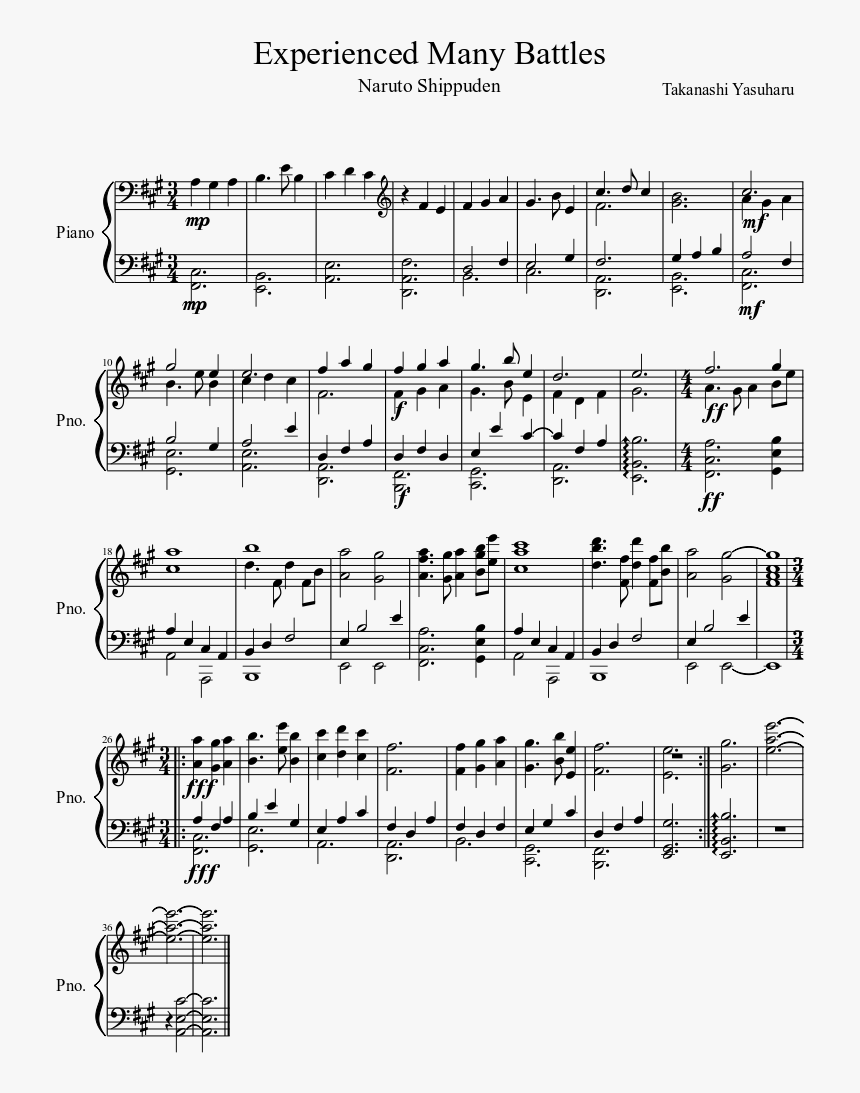 Revenge Piano Sheet Music, HD Png Download, Free Download