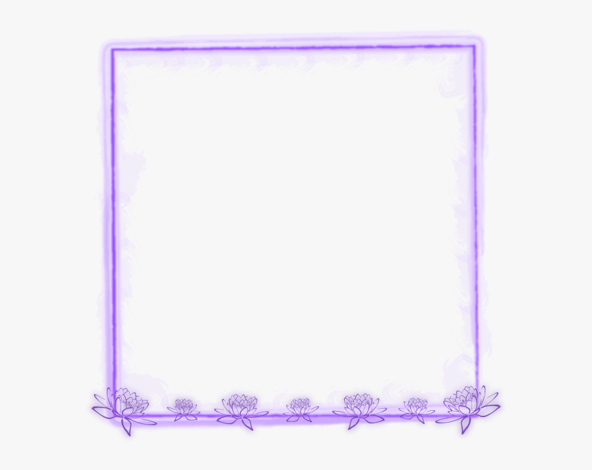 Border Frame Png - Watercolor Flower Transparent Frames, Png Download, Free Download