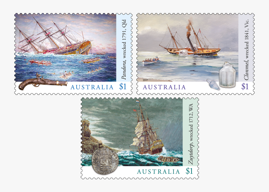 Shipwrecks Australian Stamps, HD Png Download, Free Download