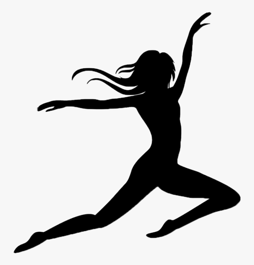 Dynamique Dance Dancer Icon - Dancer Silhouette Transparent Background, HD Png Download, Free Download