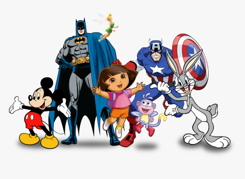 Cartoons-mixed - Cartoon, HD Png Download, Free Download