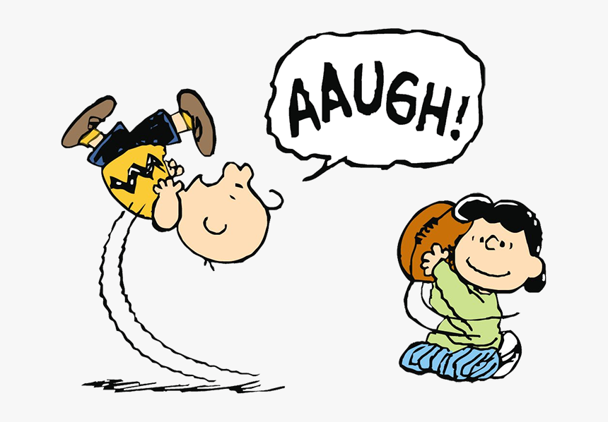 Charlie Brown Lucy Football - Charlie Brown Football Kick, HD Png Download, Free Download