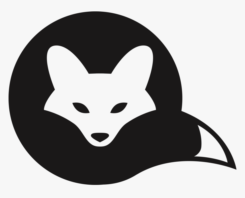 Red Fox Giant Panda Giraffe - Fox Head Silhouette Outline, HD Png Download, Free Download