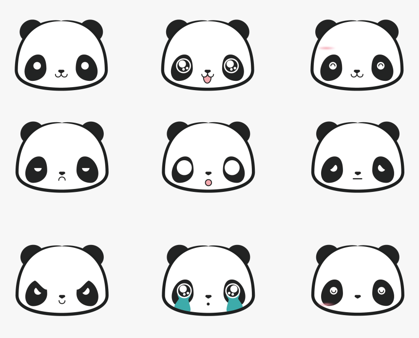 Giant Panda Cuteness Cartoon - Giant Panda Cuteness Clipart, HD Png Download, Free Download