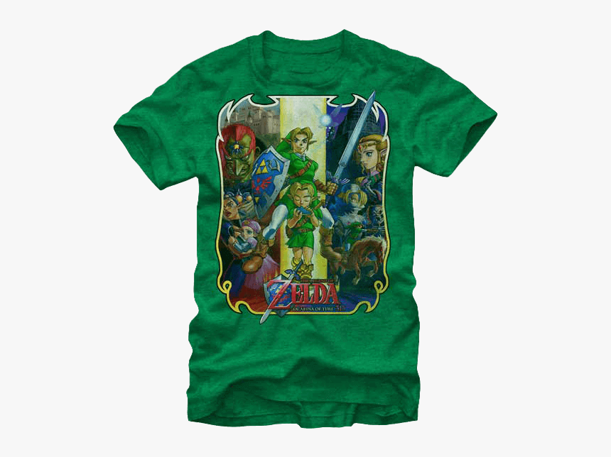 Ocarina Of Time Character T-shirt - Iphone Ocarina Of Time, HD Png Download, Free Download