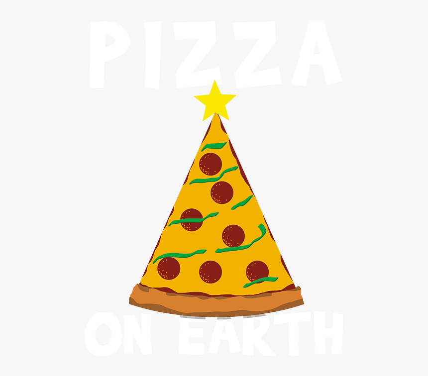 Pizza On Earth Christmas Tree - Christmas Tree, HD Png Download, Free Download