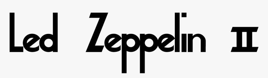 Led Zeppelin "led Zeppelin Ii" - Led Zeppelin Ii Logo, HD Png Download, Free Download