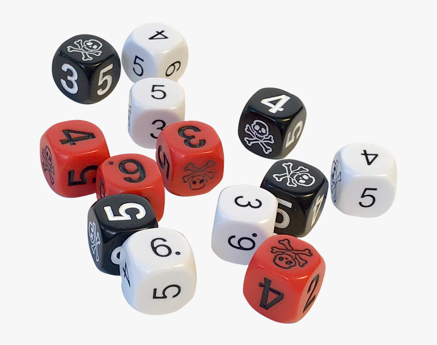 Dice Collection White Black Red - Dice Game, HD Png Download, Free Download
