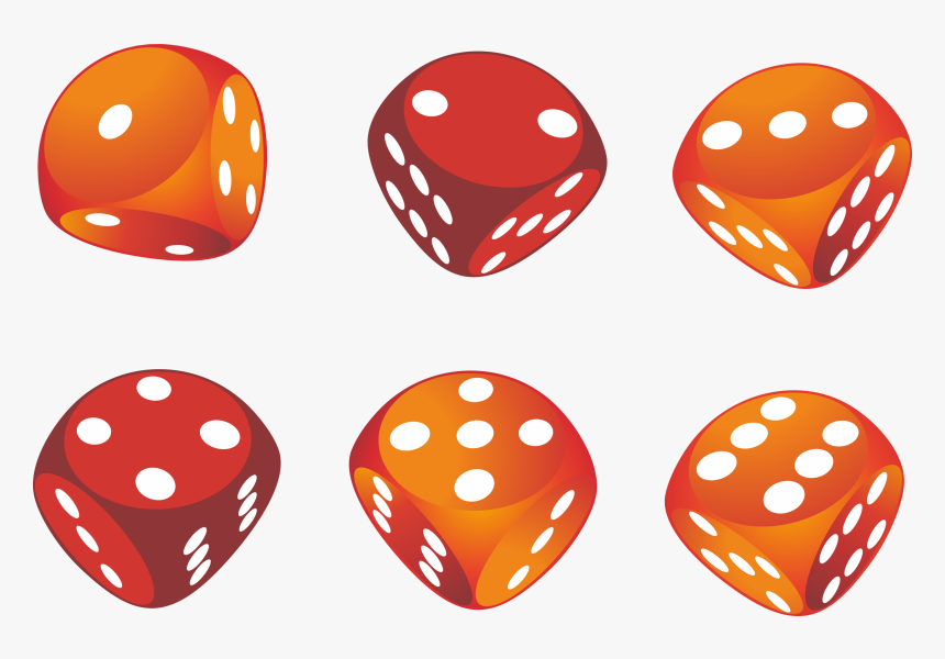 Dice - Orange Dice Png, Transparent Png, Free Download