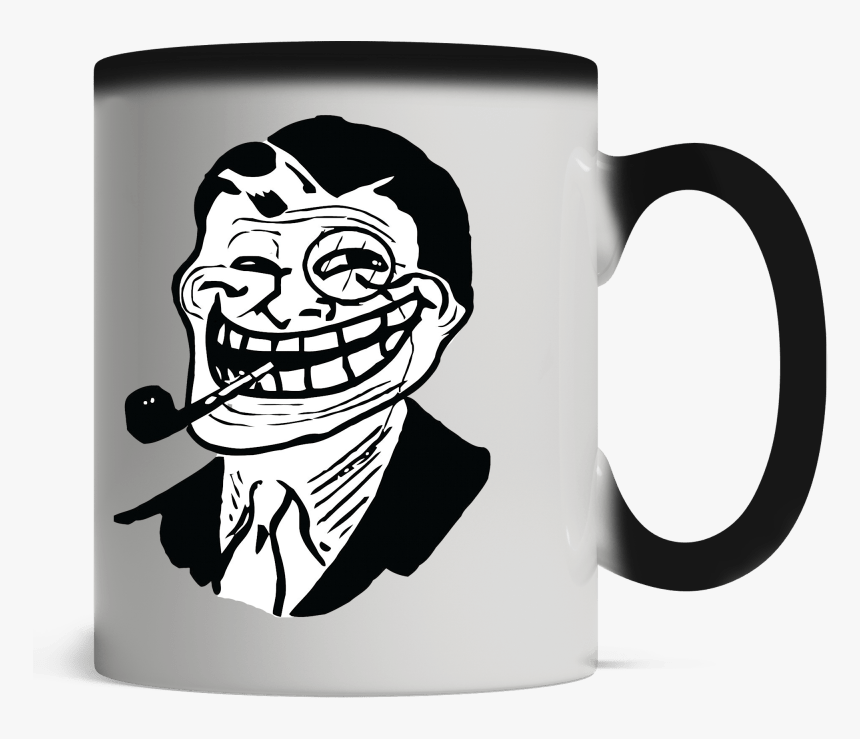Troll Face Smoking Mug - Troll Face, HD Png Download, Free Download