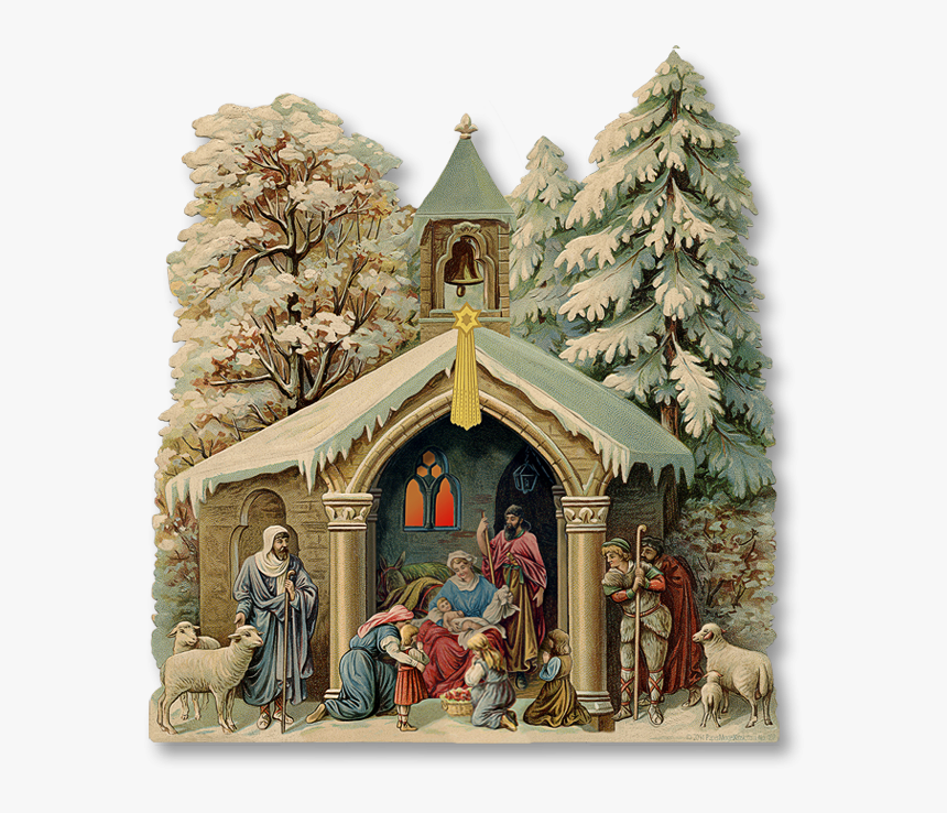 Victorian Nativity Scene, HD Png Download, Free Download