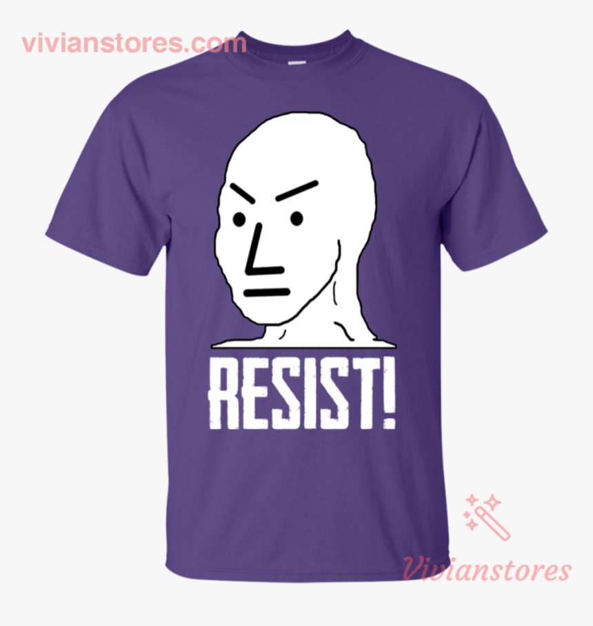 Npc Meme Intellectual Dark Web Sjw Troll Red Pill T-shirt - Forest, HD Png Download, Free Download