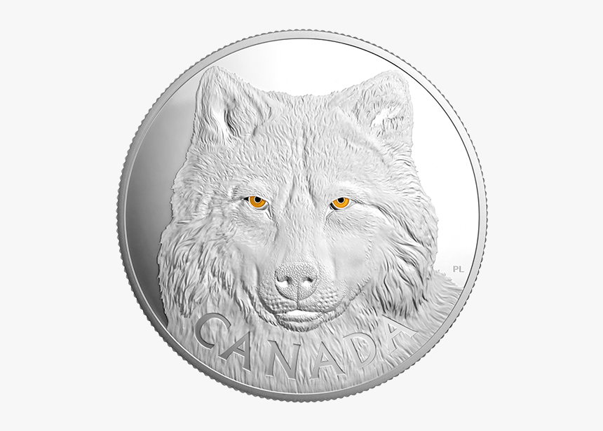 In The Eyes Of The Timber Wolf - Coin, HD Png Download, Free Download