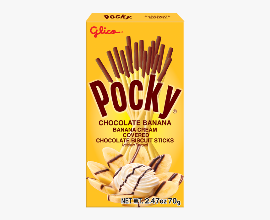 Pocky Chocolate Banana - Glico Pocky Chocolate Banana, HD Png Download, Free Download