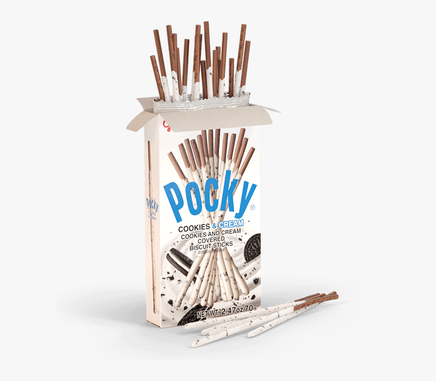 Cookies & Cream Flavor - Pocky Cookies And Cream, HD Png Download, Free Download