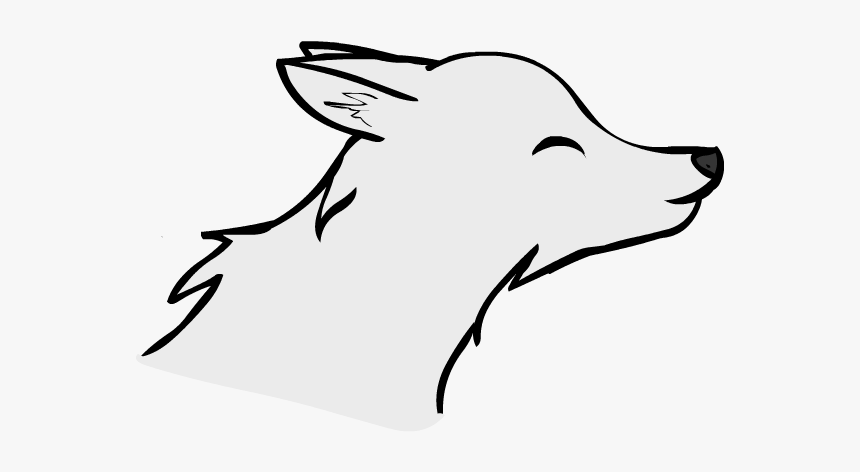 Anime Cute Wolves Drawings Love, HD Png Download - kindpng.