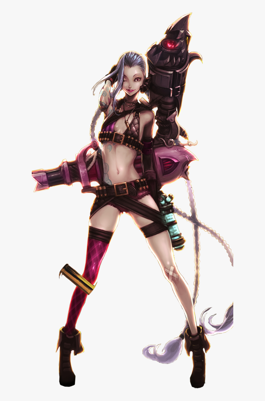 League Of Legends - League Of Legends Jinx Render, HD Png Download, Free Download