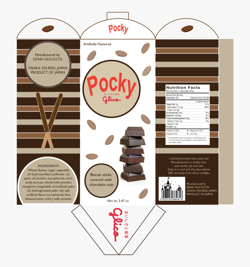 Transparent Pocky Png - Ezaki Glico Co., Ltd., Png Download, Free Download