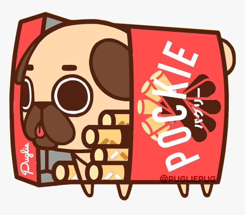 Transparent Pocky Clipart - Puglie Pug Pocky, HD Png Download, Free Download