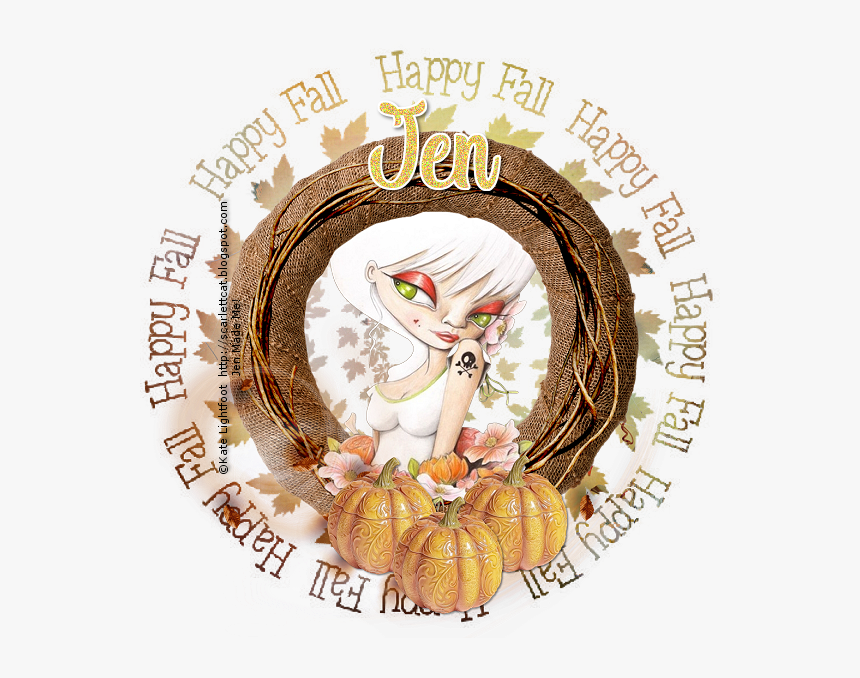 Kl - Happy Fall-jen - Kate Lightfoot, HD Png Download, Free Download