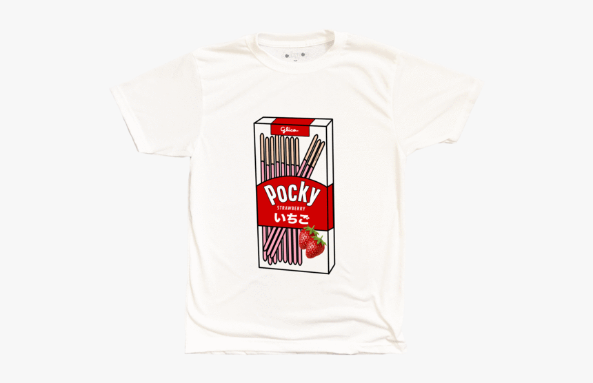 Strawberry Pocky Tee - Bratwurst, HD Png Download, Free Download