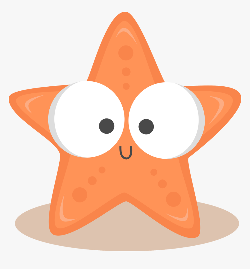 Transparent Starfish Cartoon Png - Cute Starfish Clipart, Png Download, Free Download