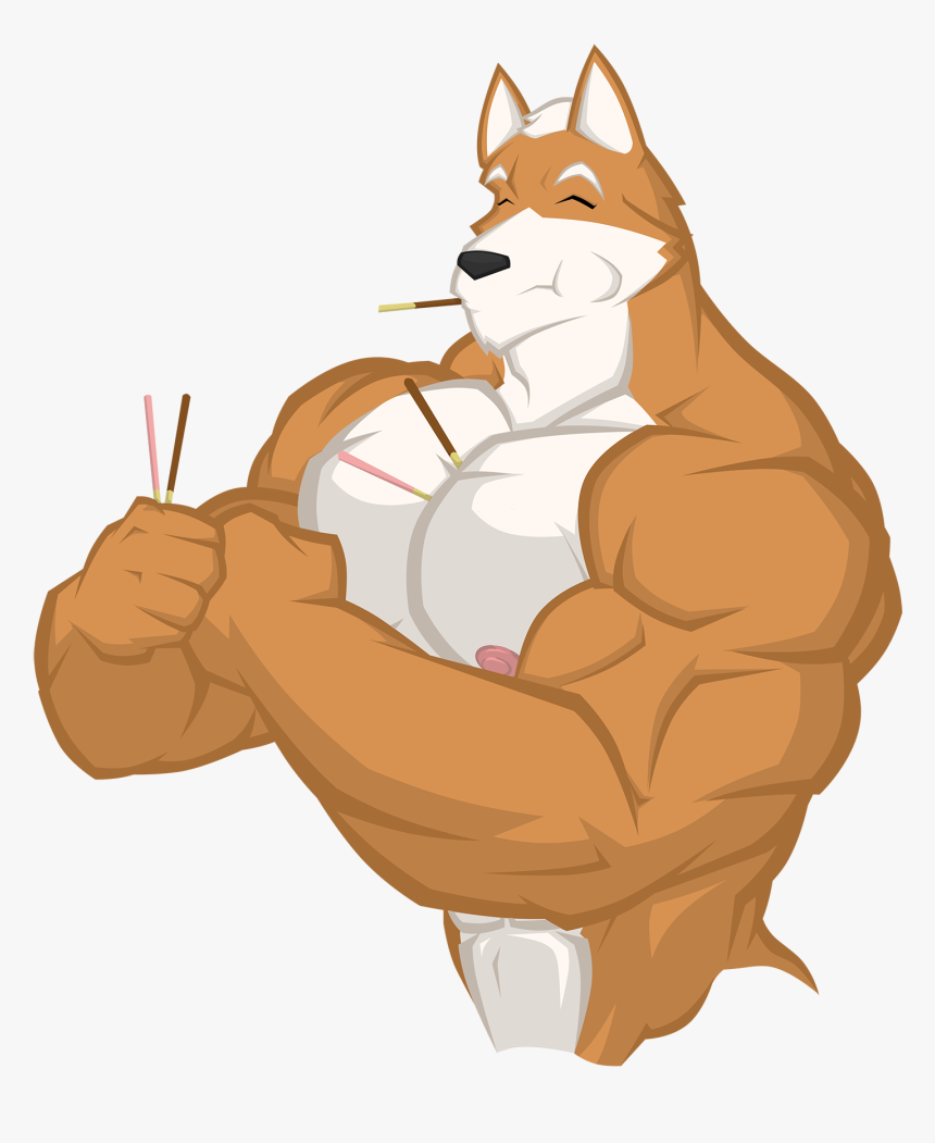 Pocky Day Fox - Muscle Starfox, HD Png Download, Free Download