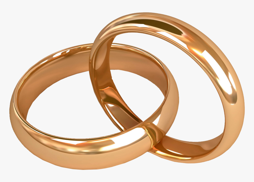 Wedding Ring Marriage Engagement - Wedding Ring Join Together, HD Png Download, Free Download