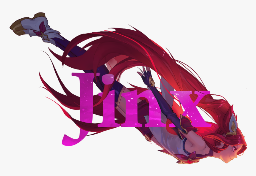 Star Guardian Promo Jinx - Lol Star Guardian Falling, HD Png Download, Free Download