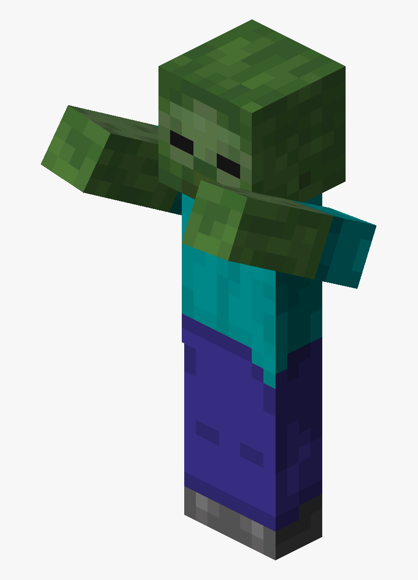 Minecraft Zombie, HD Png Download, Free Download