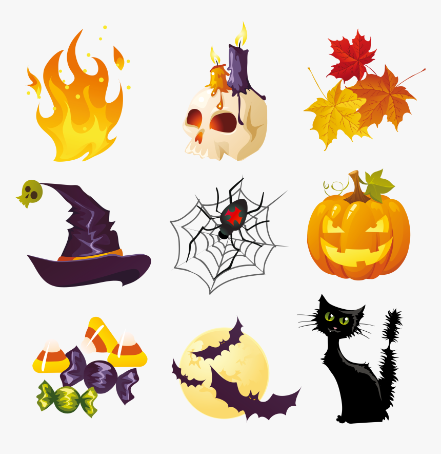 Free Halloween Koala Cliparts - Halloween Theme Vector, HD Png Download, Free Download