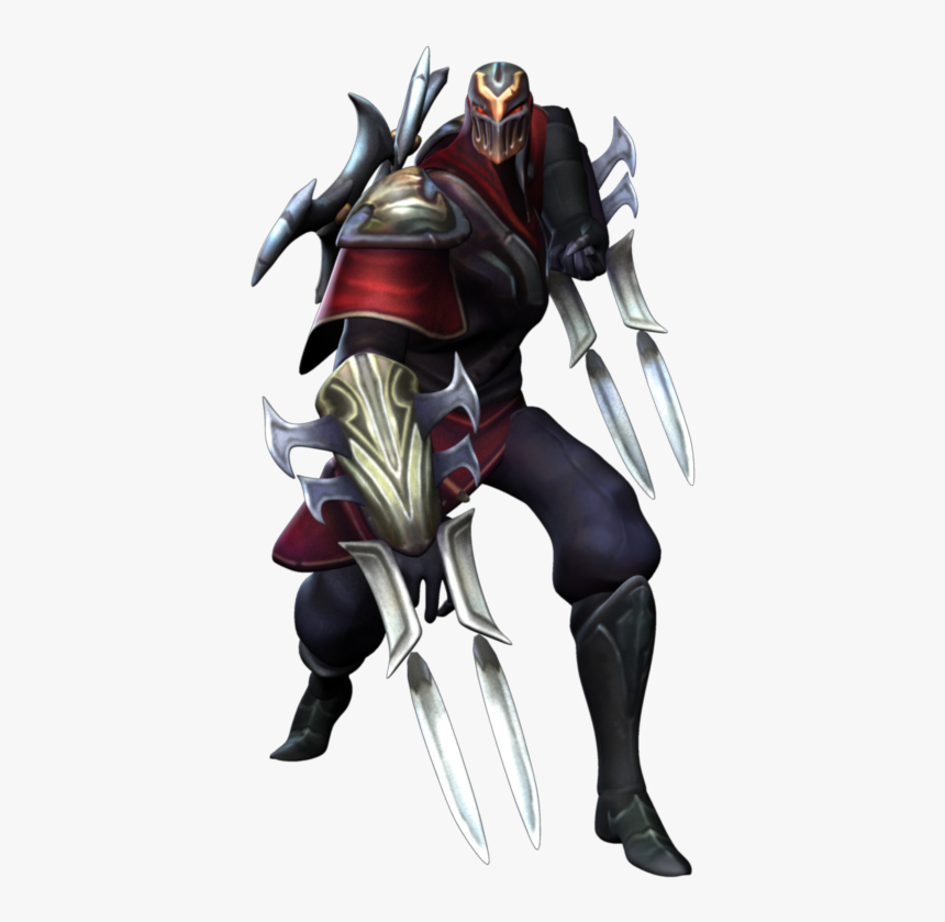 Zed The Master Of Shadows Clipart Lol - League Of Legends Zed Png, Transparent Png, Free Download