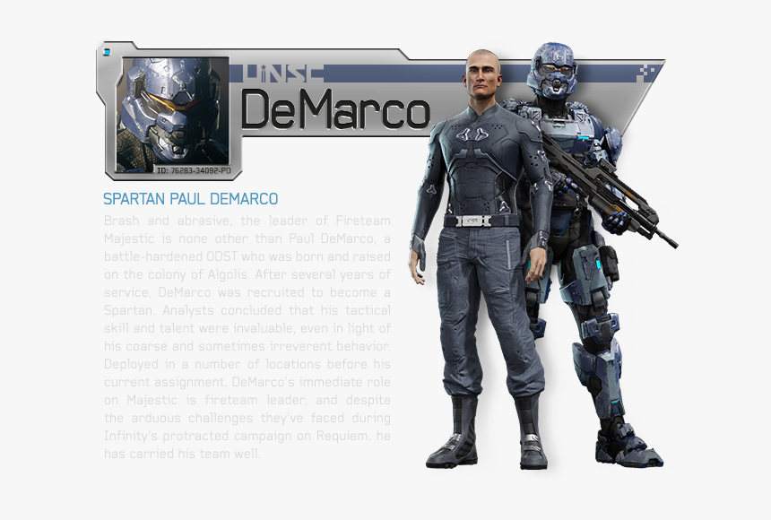 Demarco - Halo 4 Fireteam Majestic, HD Png Download, Free Download