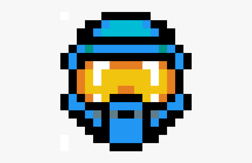 Halo Master Chief Pixel Art, HD Png Download, Free Download