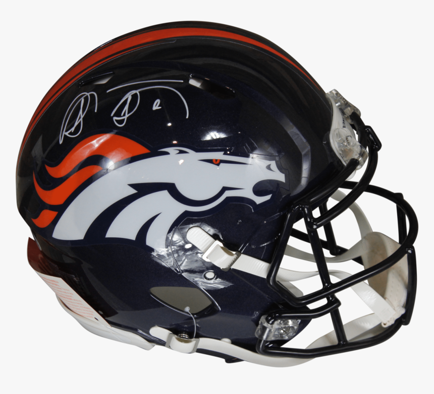 Shannon Sharpe Autographed Broncos Speed Proline Helmet - Denver Broncos, HD Png Download, Free Download