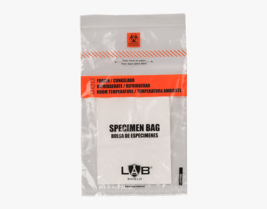 Zipper Specimen Bags W/ Absorbents, HD Png Download, Free Download