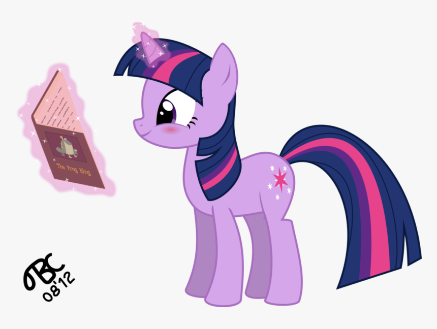 My Little Pony Twilight Reading A Book, HD Png Download, Free Download