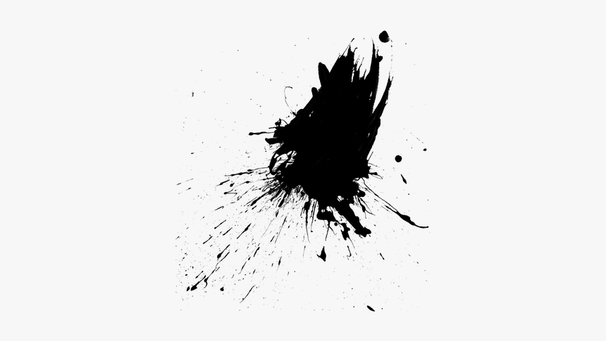 Paint, Splatter, Splash, Ink, Drop, Splattered, Drip - Splatter Black Paint Drip, HD Png Download, Free Download