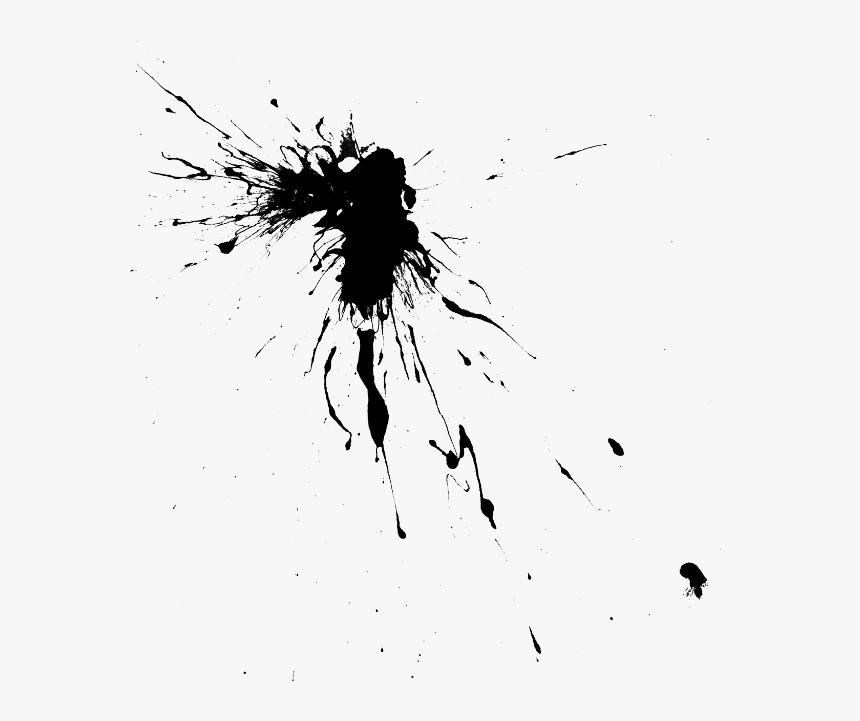 Transparent Paint Drop Png - Paint Splatter Png White, Png Download, Free Download