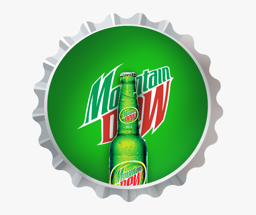 Mountain Dew , Png Download - Png Pepsi Bottle Cap, Transparent Png, Free Download