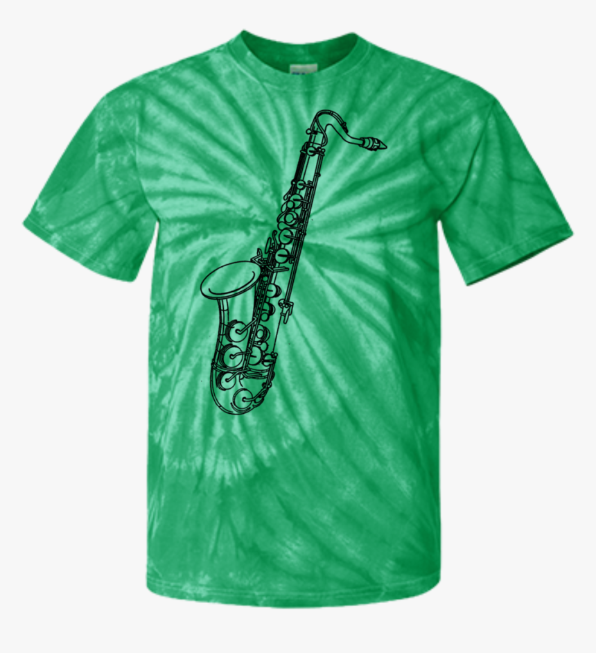 Sax Tie Dye T-shirt, HD Png Download, Free Download