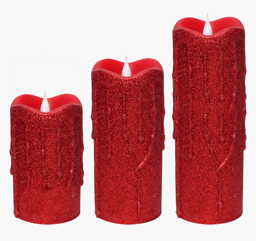 Red Glitter Candles, Red Glitter Candles Suppliers - Candle, HD Png Download, Free Download