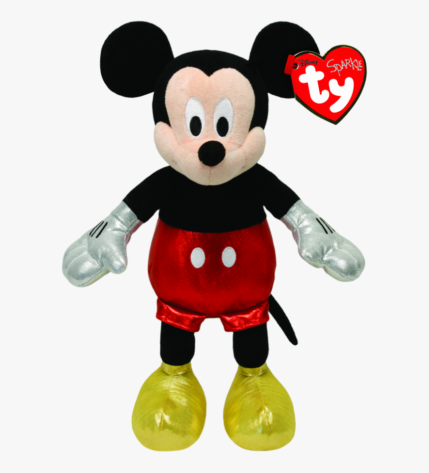 Mickey Mouse Red Sparkle Beanie Babies"
 Title="mickey - Ty Beanie Babies Mickey Mouse, HD Png Download, Free Download