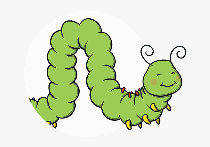 Caterpillar In Africa Png - Curly Caterpillar Cartoon, Transparent Png, Free Download